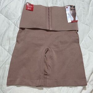 Nwt Skinnygirl Shaping Seamless Thigh Slimmers Smoothers Elastic Belly Band